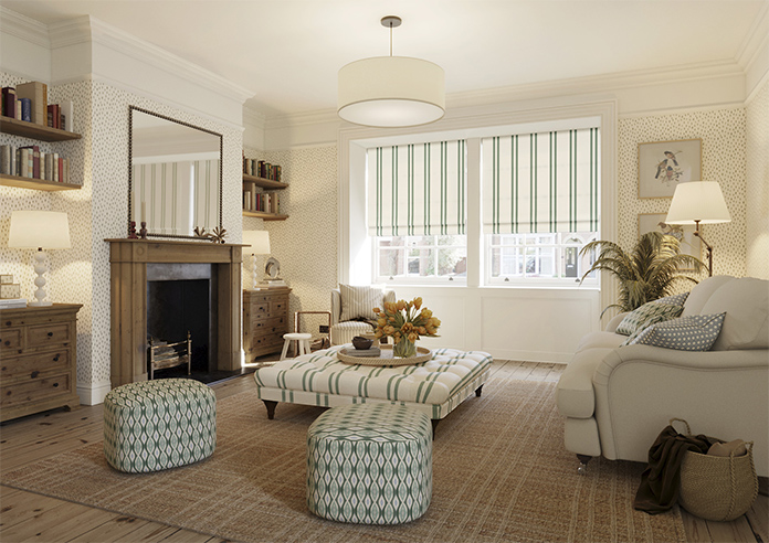 Winnies Stripe, Daws - Roman Blind - Image 6